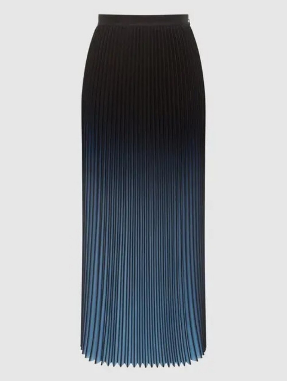REISS Marlie Ombre Pleated Midi Skirt - Picture 5 of 10